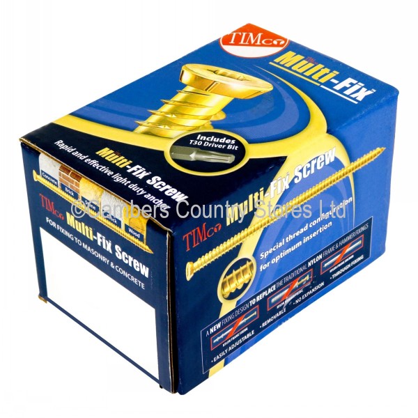 Timco Multi Fix Screws 100 Pack Cambers Country Store